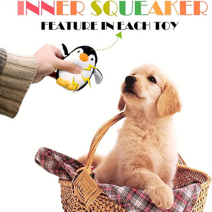 Dog Squeaky Toys 12 Pack Stuffed Animal Plush Puppy Toys with Gift Box – Soft Chew Toys for Small to Medium Dogs