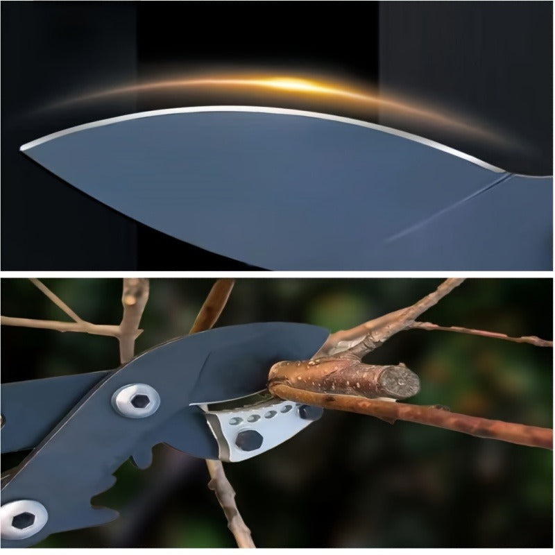 Telescoping Pruning Shears with Long Stretchable Handle – Bypass Lopper for Thick Branches & Daily Tree Pruning
