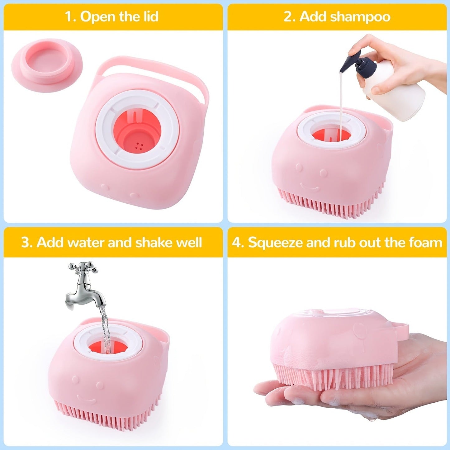 Pet Grooming Tool Set with Brushes, Combs, Nail Tools and Pink or Blue 9-Piece or 11-Piece Options