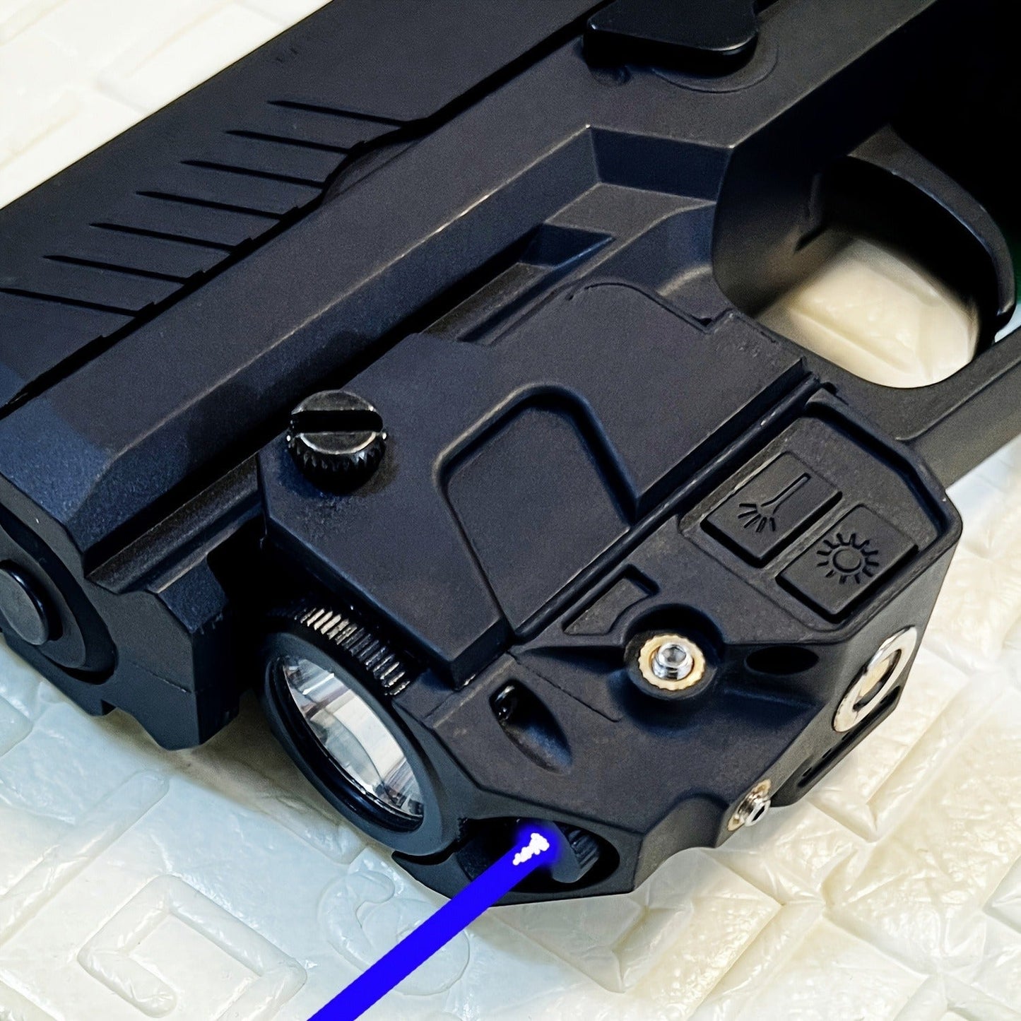 Tactical Green Laser Sight with LED Flashlight Combo – USB Rechargeable, Picatinny Rail Mount, Ambidextrous for Pistols, Rifles & Airguns