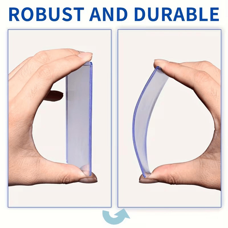 35PT Trading Card Storage Sleeves with Clear Rigid Top-Loading Design in 50- or 100-Piece Packs