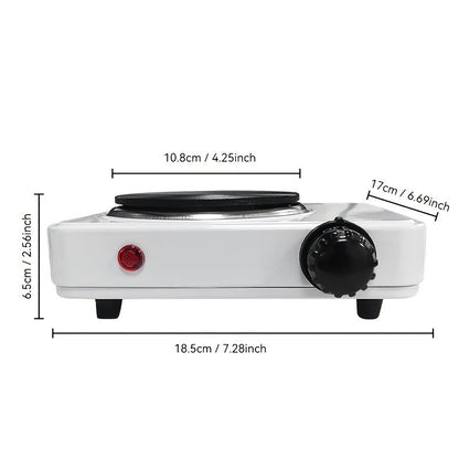 Electric Stove Desktop 5-Speed Temperature Control, Portable Electric Burner for Home & Camping, Compact Quick-Heating Countertop Stove