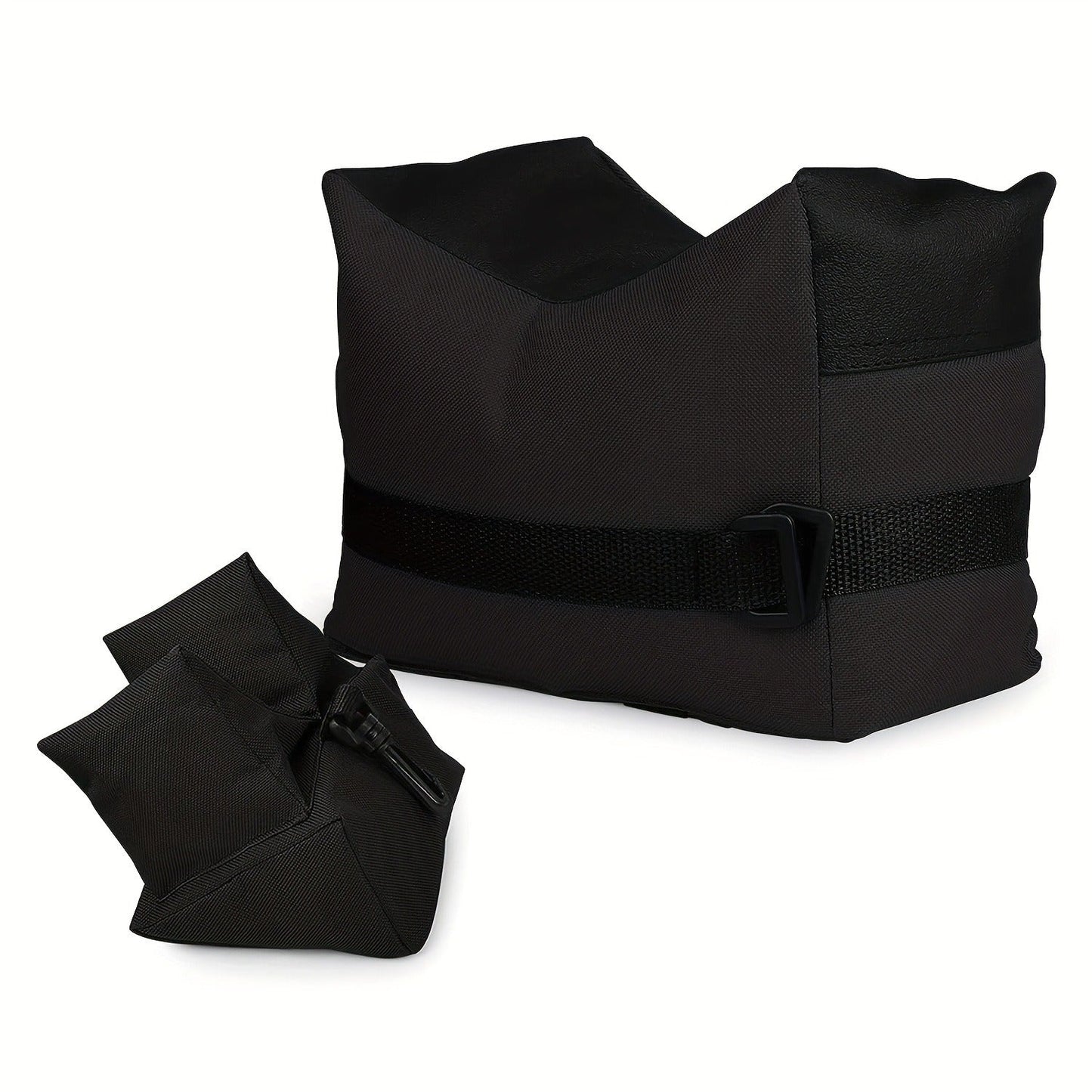 Shooting Rest Sandbag Bags Front & Rear Support Stand Holders for Rifle Gun Shotgun Bench Rest Target Sports Hunting Photography Unfilled