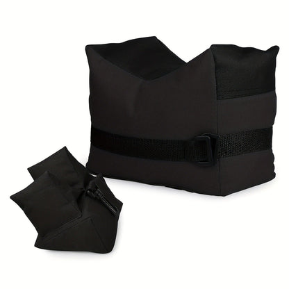 Shooting Rest Sandbag Bags Front & Rear Support Stand Holders for Rifle Gun Shotgun Bench Rest Target Sports Hunting Photography Unfilled