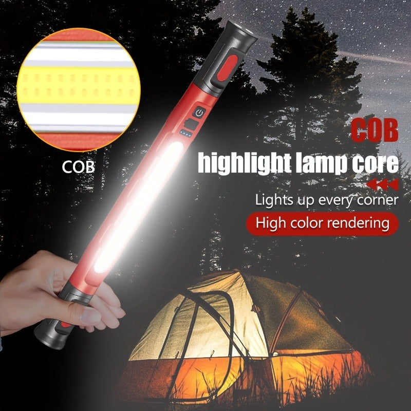 Long Bar Mechanic Work Light with Magnetic Base, Swivel Hooks and One- or Two-Piece Checkout Options