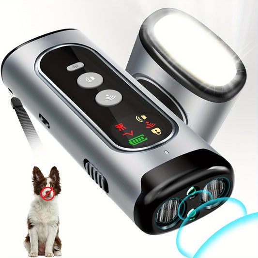 Anti-Barking Device for Dogs – Ultrasonic Bark Deterrent with Soundwave Technology, Portable Handheld Stop Barking Tool
