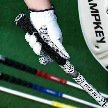 Midsize Golf Grips Set 13 Pack – All Weather Hybrid Rubber Golf Club Grips with Ecological Yarn Thread Technology, Multiple Colors