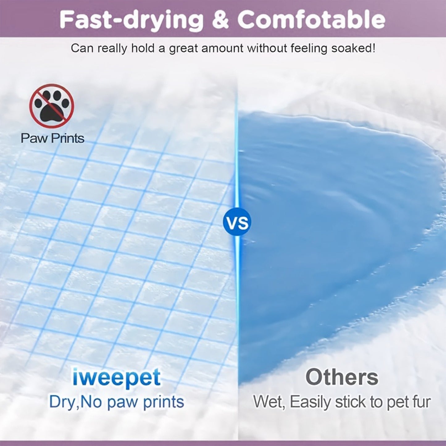 Puppy Pee Pads 100 Count – 6-Layer Super Absorbent Dog Training Pads, Leak-Proof Tear-Resistant Odor Control