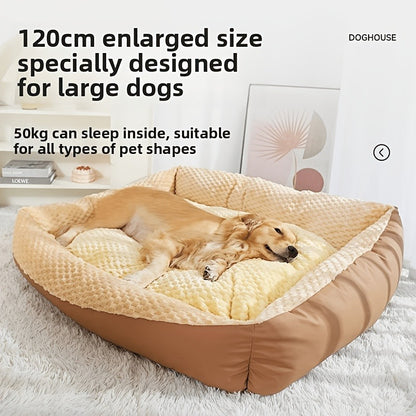 Orthopedic Dog Bed Luxury Extra Large Fluffy Winter Warm Pet Couch, Cat Sofa Kennel Cushion Pad for Small Medium Large Dogs Cats up