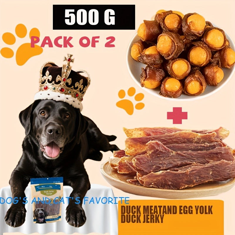 Training Treats, Duck Jerky Dog Treats – Chicken-Wrapped Sweet Potato Sticks, Chewy Long Lasting Chews for Small Medium Large Dogs