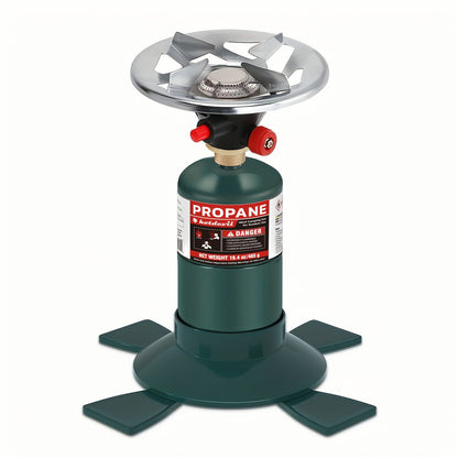 Backpacking Stove Bottletop Propane, Hotdevil HD-5005 Camping Stove with Instant Ignition, Propane & MAPP Gas Compatible