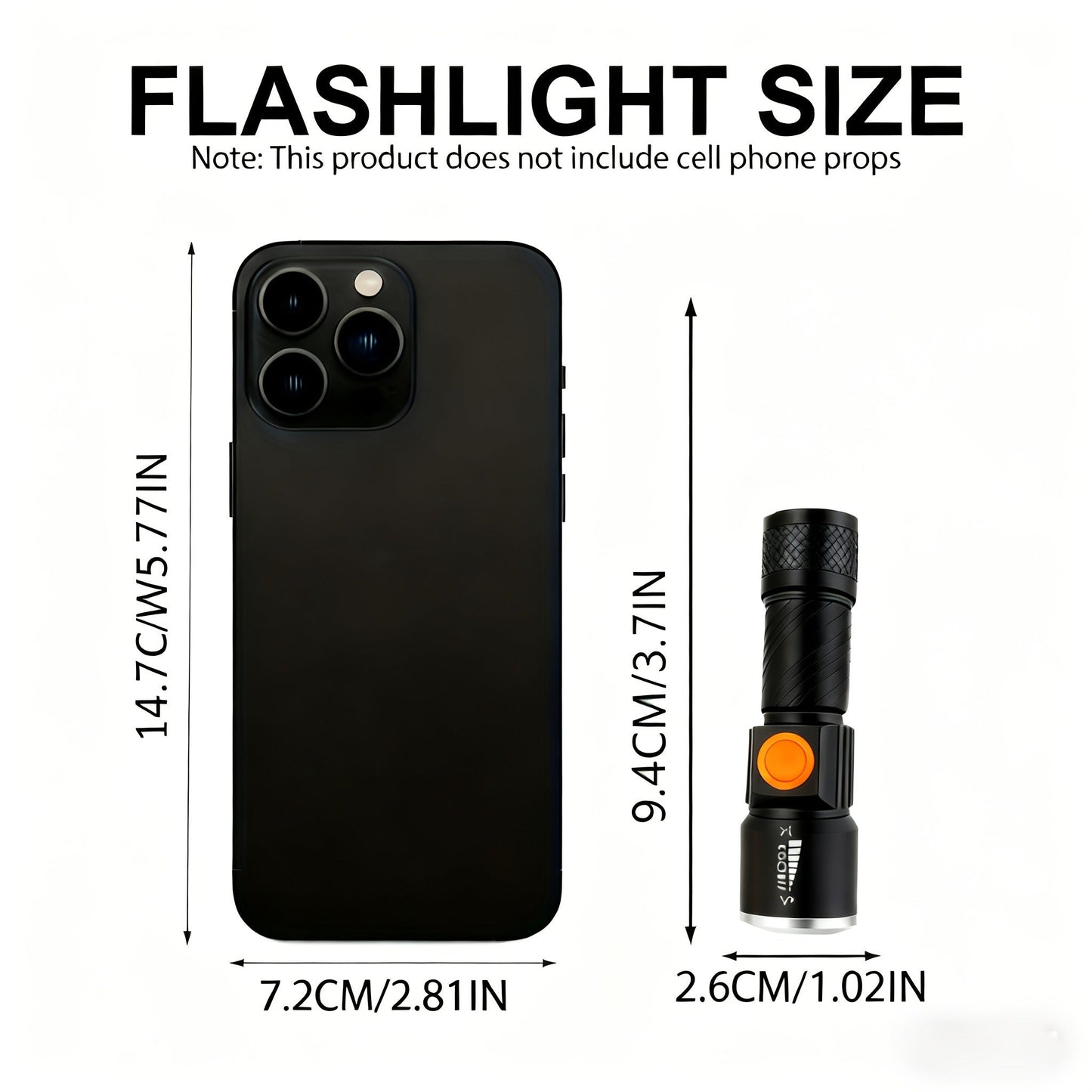 UV Flashlight Black Light 395nm USB Rechargeable - Ultraviolet Torch with 3 Modes for Pet Stain Detection