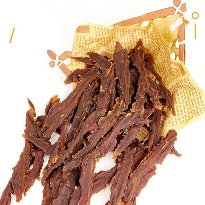Dog Treats BLACK DUCK Chicken or Duck Jerky in 200g and 400g Package Options for Reward Use