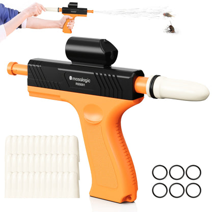 Bug Salt Gun Fly Pistol Salt Shooter Pest Control Toy No Chemicals No Batteries Indoor Outdoor Home Garden Camping Gift