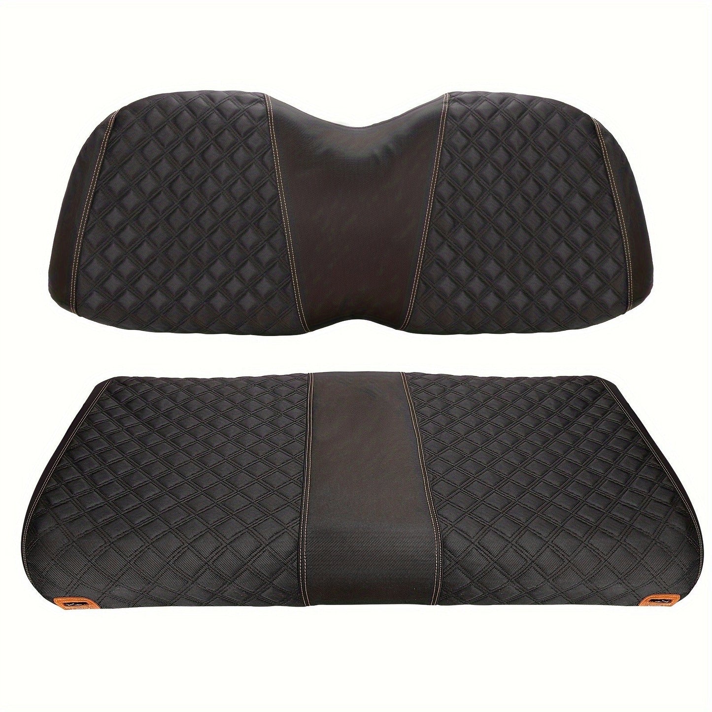 Golf Cart Seat Covers for Club Car Precedent Front Seat 1680D Oxford Cloth No Drilling Required Breathable Washable Air Dry Soft Protective
