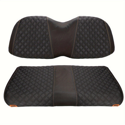Golf Cart Seat Covers for Club Car Precedent Front Seat 1680D Oxford Cloth No Drilling Required Breathable Washable Air Dry Soft Protective