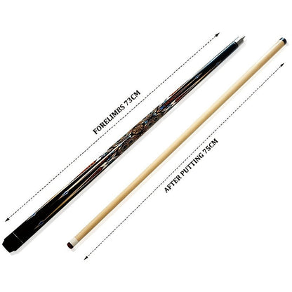 Vintage Maple Pool Cue Stick 58 Inch 20oz – Classic Retro Design Billiard Cue with 3 Style Options – Perfect Gift for Dad