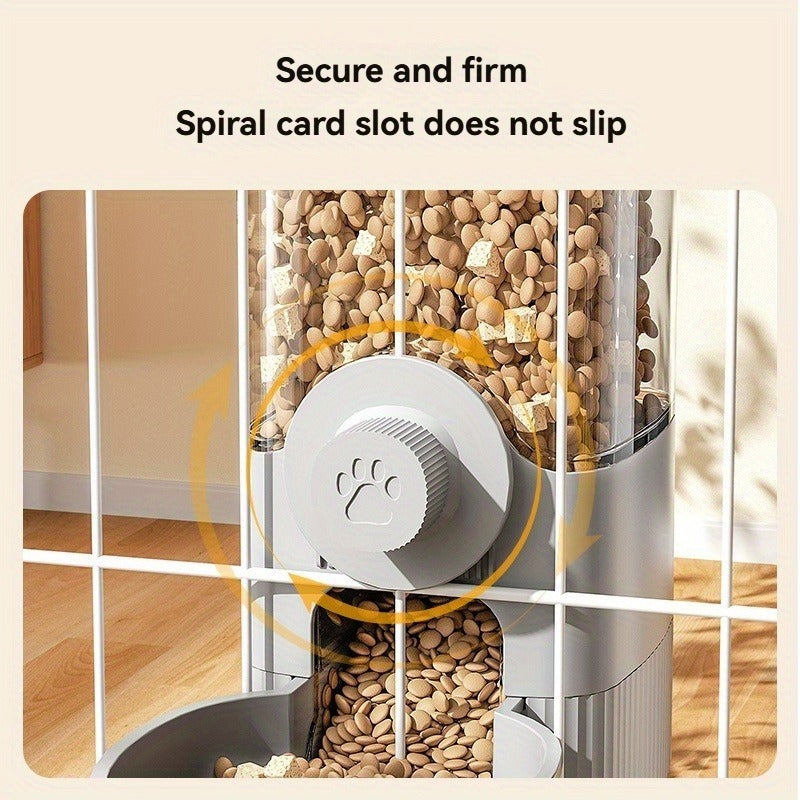 Hanging Cage Pet Water Dispenser & Automatic Feeder – No-Drip Gravity Feed Bowl for Rabbits, Guinea Pigs, Hamsters & Small Animals |
