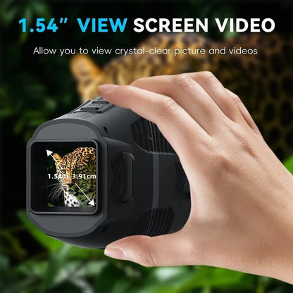 Infrared Night Vision Monocular – HD 1080P / 4K Ultra HD | USB Rechargeable Digital Night Vision Scope | 8x28mm Telescope Camera for Hunting
