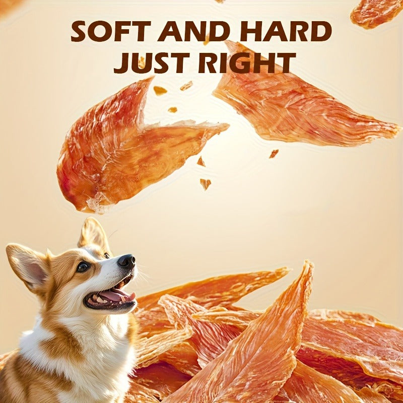Cat & Dog Treats Chicken Jerky & Duck Jerky Combo – High Protein Grain Free Training Rewards, Dental Chews