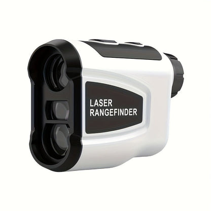 White Golf Laser Rangefinder, Model LAB12 with 1200-Yard Source Rating, 6x Optics and USB Charging