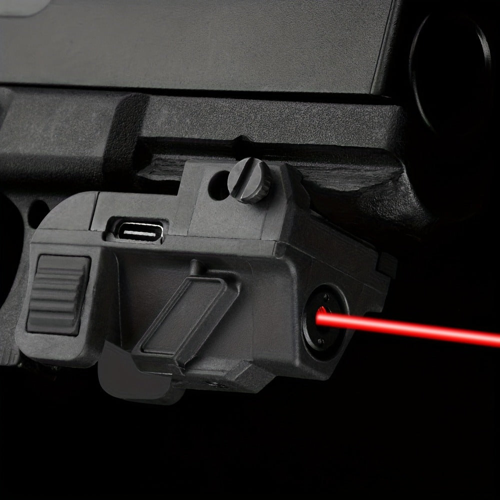 Laser Sight for Picatinny Rail Pistols – Green Red Blue Laser, CNC Aluminum, Low Profile, USB Rechargeable, 5-Hour Runtime
