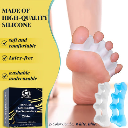 Bunion Corrector Support Sleeve – Soft Fabric Toe Alignment Brace for Hallux Valgus Relief, Natural Toe Positioning