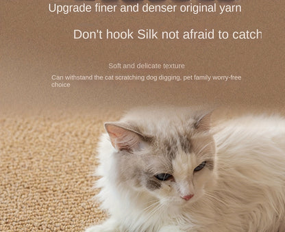 Cat Scratching Mat Natural Seagrass Pet Bed Pad Dog Crate Mat Feeding Mat Pineapple Weave 23x35 Inch Durable Washable Indoor Cat Rug Lounge