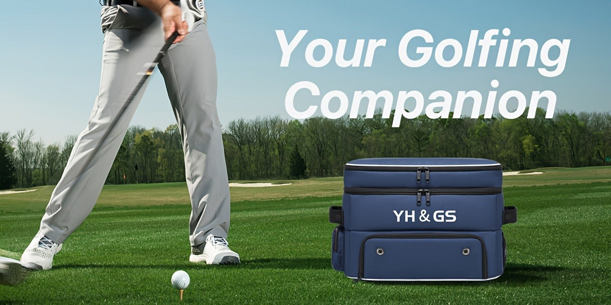 Oxford Fabric Golf Travel Bag Sturdy Double Layer Trunk Organizer with Zipper Closure Compact Golf Gear Storage Bag for Clothes Accessories