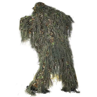 Leaf Camouflage Ghillie Cloak – Lightweight Camo Suit for Hunting, Bird Watching, Wildlife Photography, Tactical Training & Halloween