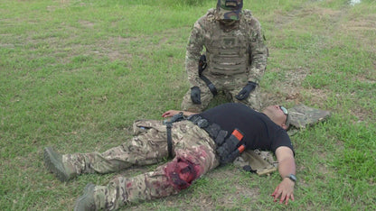 Non-Vented Chest Seal Emergency Trauma Dressing for Sucking Chest Wounds, Portable IFAK Medical Supply PA Nylon FSA HSA Eligible
