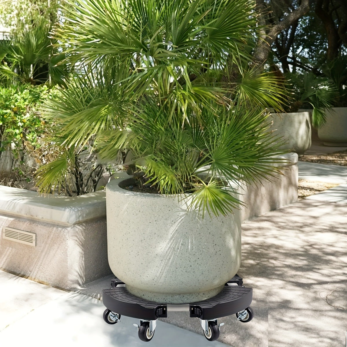 Plant Caddy with Wheels | 330 Lbs Heavy Duty, 8 Lockable Casters, Fits 8"-22" Pots