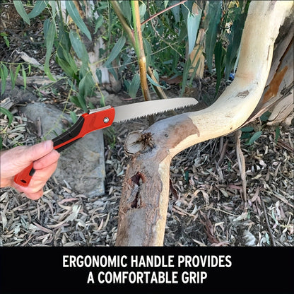 Folding Saw Portable Pruning 7-Inch SK5 Blade Collapsible Manual Wood Cutting Saw for Camping, Survival