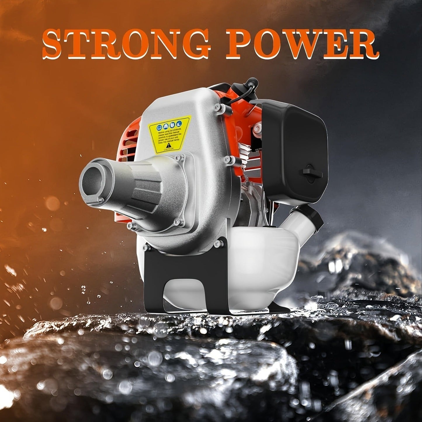 Gas String Trimmer 3-in-1, 36CC/48CC/52CC 2-Stroke Brush Cutter & Weed Wacker with String Head, 3T Blade & 40T Circular Blade