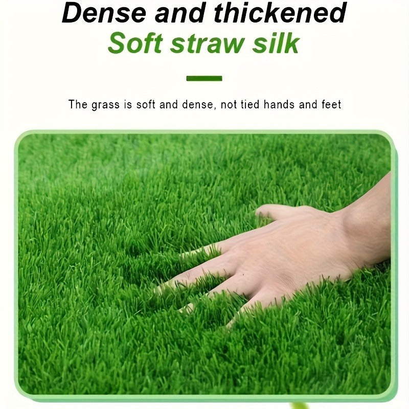 Artificial Grass Dog Potty Pad Washable Reusable – Odor-Proof Pet Training Lawn Mat for Indoor Outdoor Use
