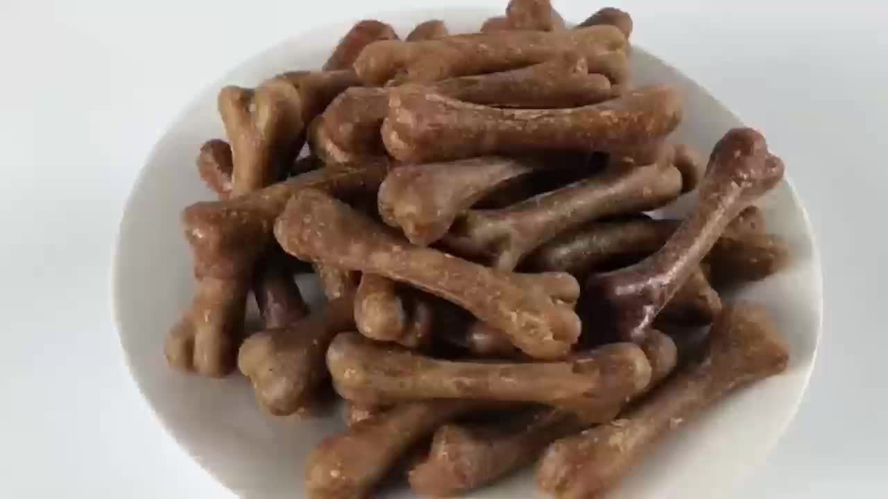 Dog Teeth Grinding Chew Sticks 50pcs – Dental Cleaning Toy & Training Reward for Small Dogs, Corn Starch & Chicken Liver Flavor
