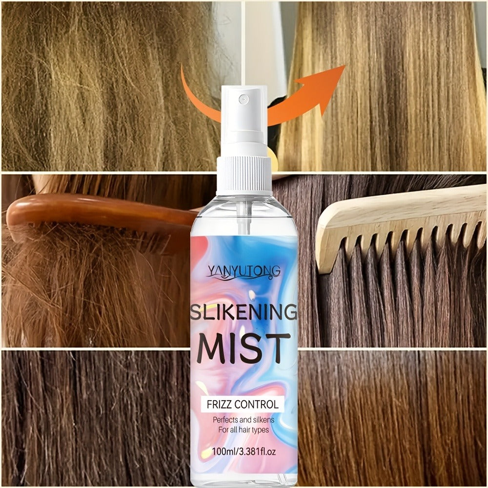 Perfumed Hair Mist Smoothing Spray 100ml – Heat Protection, Anti-Frizz, Moisturizing & Detangling Leave-In Formula | Long-Lasting Fragrance