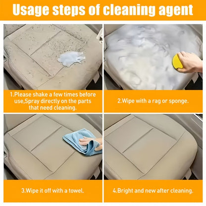 Multi-Purpose Foam Cleaner Spray, Cleaning Mousse for Kitchen Degreasing, Stove, Bathroom, Floor