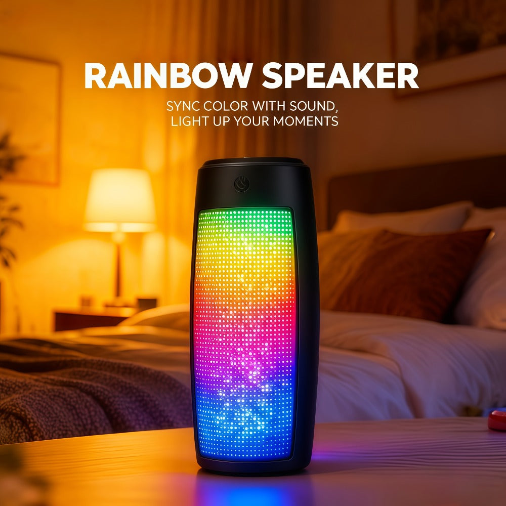 Portable Bluetooth Speaker Triangular Rechargeable Model with Subwoofer and Six available choices Options