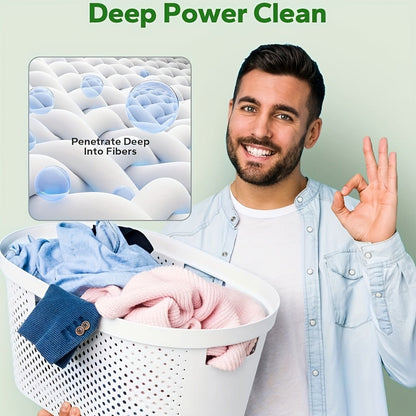 Laundry Detergent Sheets 170 Loads – 85 Sheets, Liquidless Eco-Friendly Washer Sheets, No Plastic Jug, Fresh Linen Scent