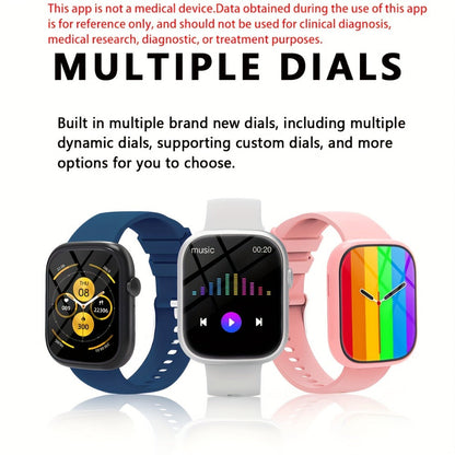 Pink Smartwatch for Women & Men for an Everyday Personal Care Routine, with the Listed Configuration