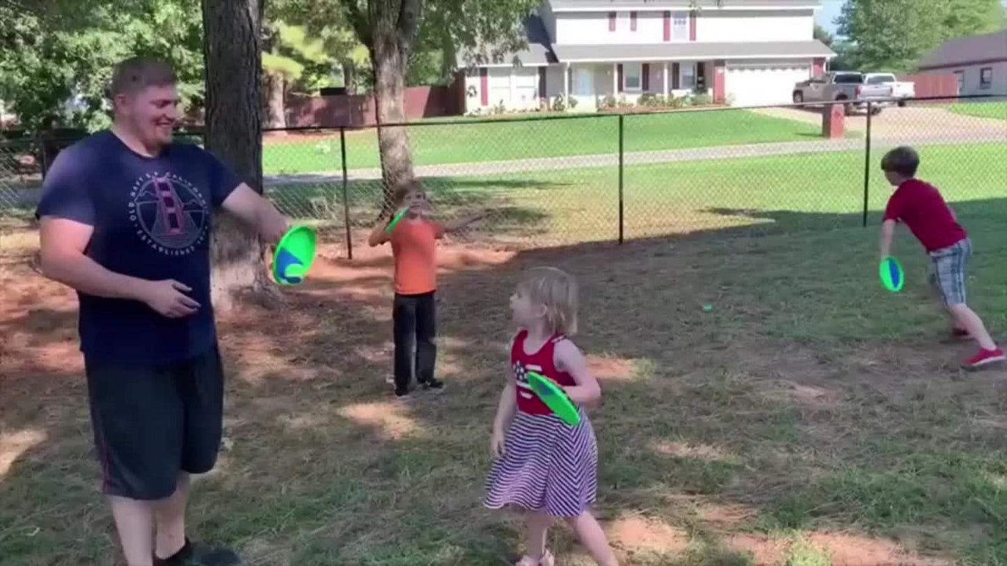 Sticky Ball Toss Game Set for Kids & Adults, Fun Outdoor Throwing Toy with Sticky Balls & Target Board