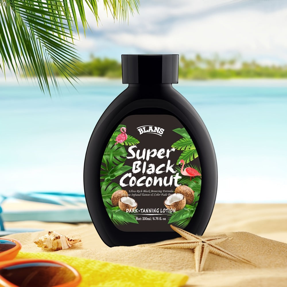 Sunless Tanning Cream with Coconut Natural Glow Bronzing Lotion Alcohol-Free BPA-Free for All Skin Types Medium Skin Tone Daily Self Tanner