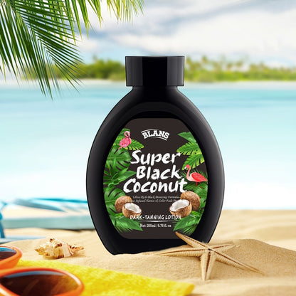 Sunless Tanning Cream with Coconut Natural Glow Bronzing Lotion Alcohol-Free BPA-Free for All Skin Types Medium Skin Tone Daily Self Tanner