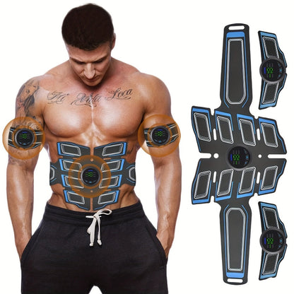 EMS Stimulator Fitness Massage Belt 6 Modes 18 Intensity Levels USB Rechargeable Low Frequency Physiotherapy for Home or Salon Spa Use