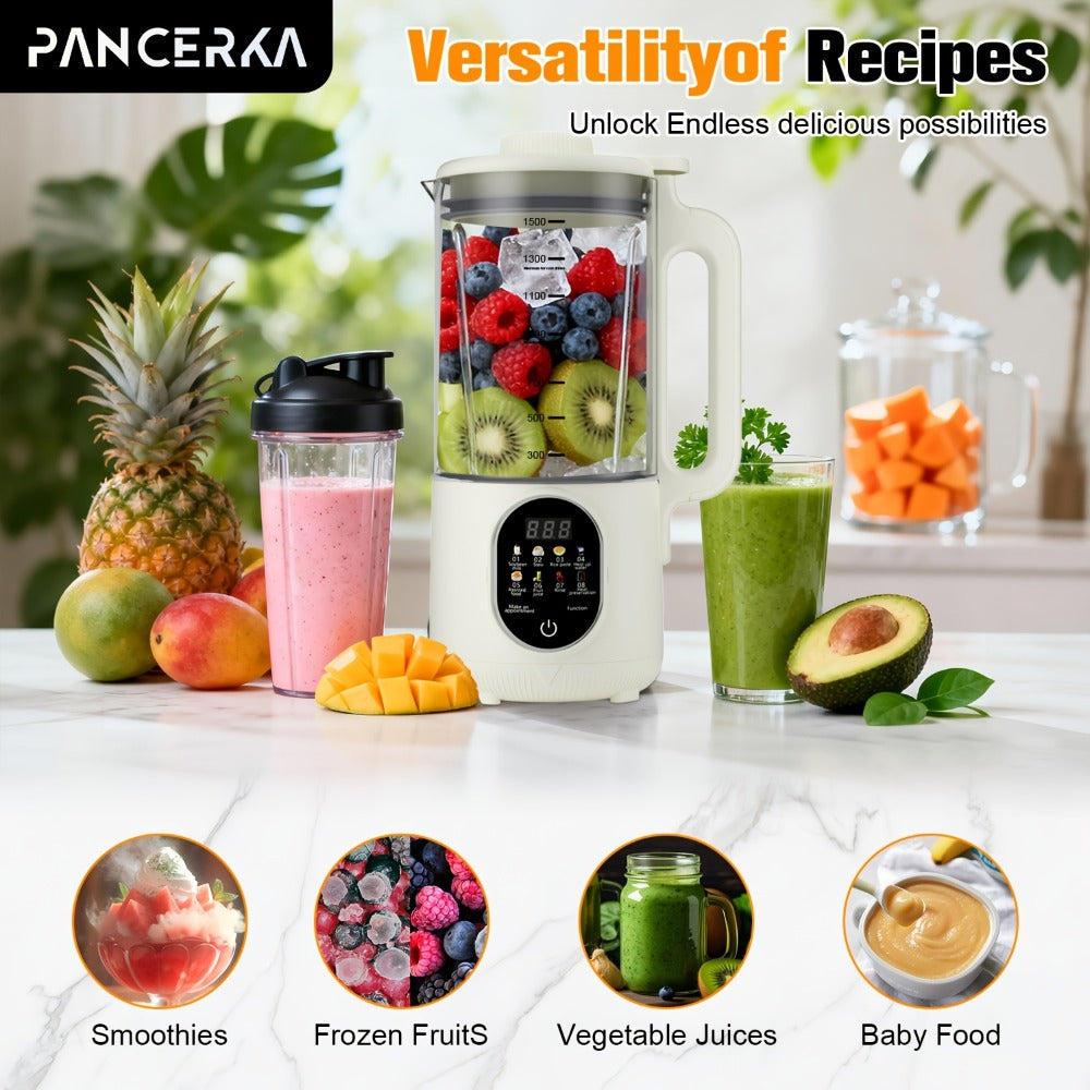 Nut Milk Maker Machine One-Touch - Multifunctional Plant-Based Milk Blender for Homemade Almond, Oat