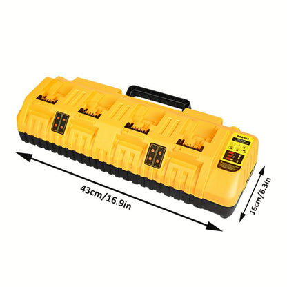 4-Port Dewalt Battery Charger DCB104 12V 20V Max 2 USB Ports for Entryways, Bedrooms and Living Spaces
