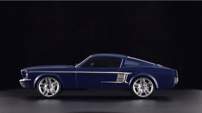 Retro Classic Car Model Bluetooth Speaker with Deep Bass, Colorful LED Lights, FM Radio, USB TF AUX Inputs
