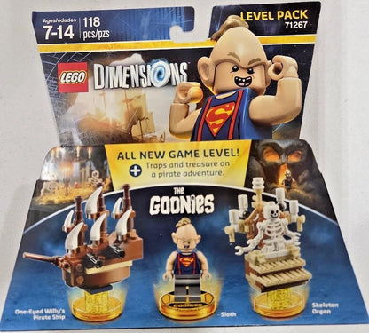 LEGO Dimensions Goonies Level Pack 71267, Sloth Minifigure Included, 118-Piece Video Game Expansion Kit