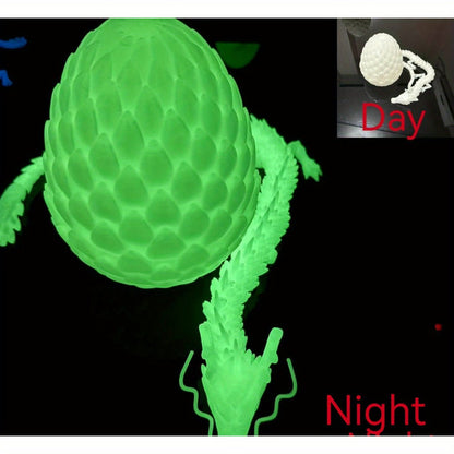 Dragon Egg Gift Set 3D Printed, 7.09in Scaled Egg + 23.62in Large Dragon with the Listed Color, Size or Set Options for Everyday Use